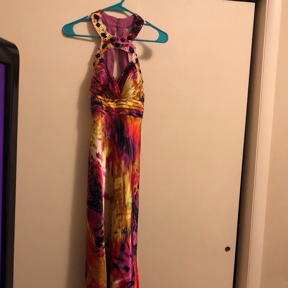 Colorful prom dress